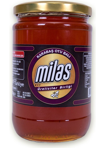 Milas Üreticiler Birliği Karabaş Otu Balı 850 gr