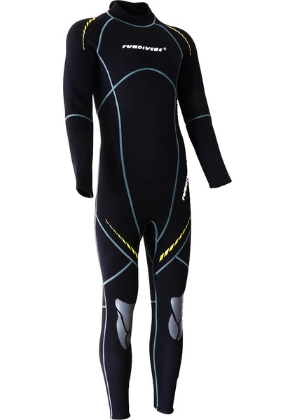 3mm Neopren Erkekler Wetsuit Tam Vücut Suit Tüplü Dalış Yüzme Siyah Xxl Için (Yurt Dışından)