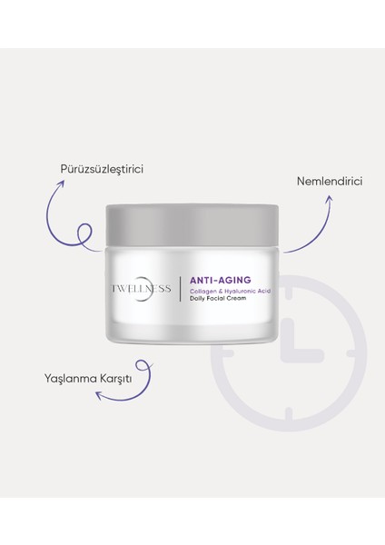 Kolajen Yaşlanma Karşıtı Günlük Yüz Kremi - 50 ml modelleri