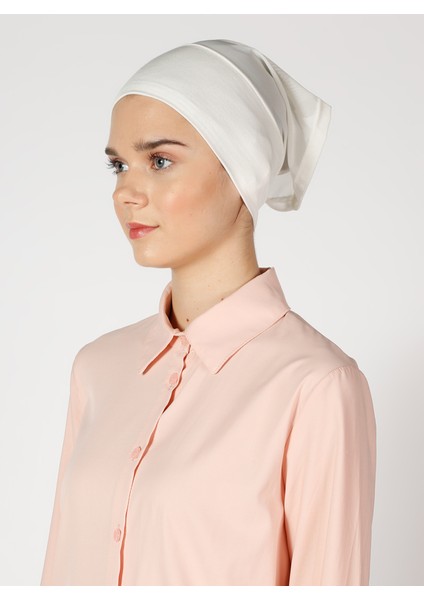 Dikişsiz Bone - Krem - Ecardin fırsatları