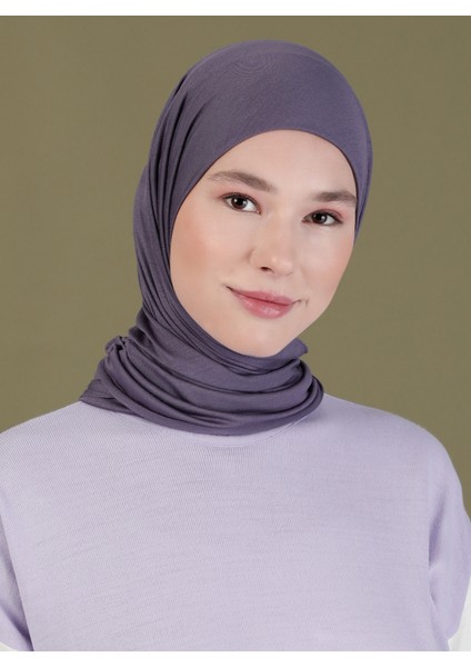 Penye Eşarp - Mürdüm - Ecardin