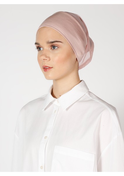 Dikişsiz Bone - Pudra - Ecardin fırsatları