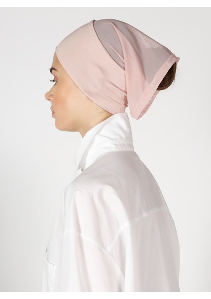 Dikişsiz Bone - Pudra - Ecardin indirimleri