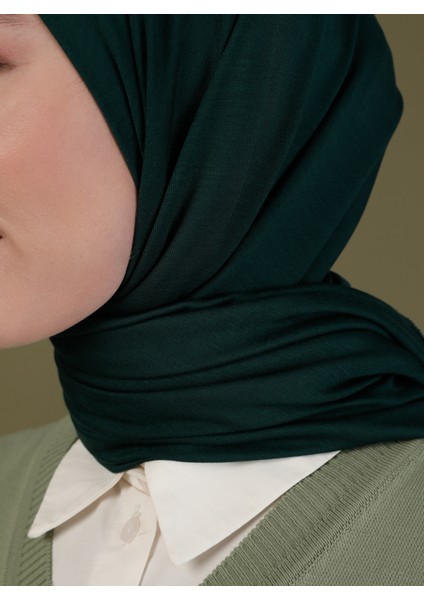 Penye Eşarp - Zümrüt Yeşili - Ecardin fırsatları