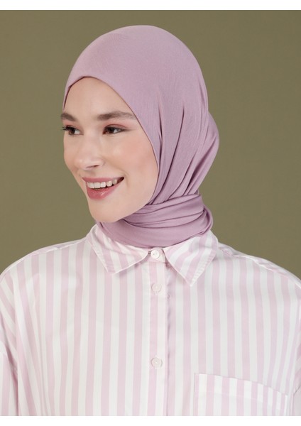 Penye Eşarp - Leylak - Ecardin modelleri