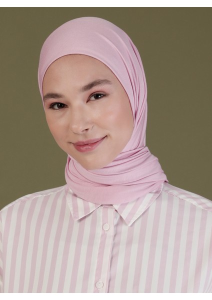 Penye Eşarp - Pembe - Ecardin modelleri