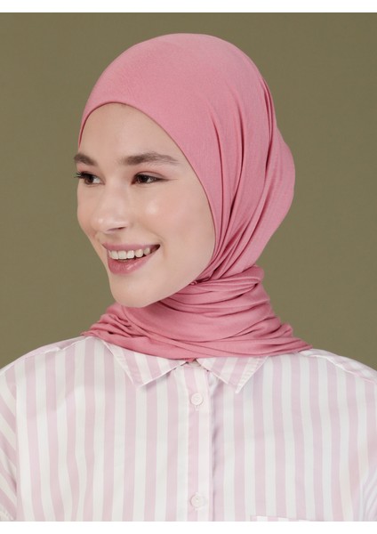 Penye Eşarp - Gül Kurusu - Ecardin modelleri