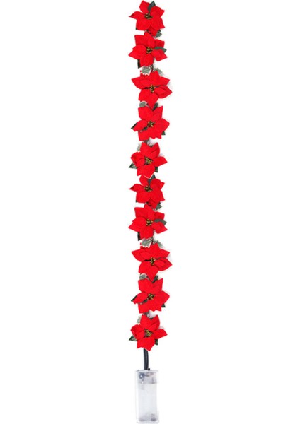 LED Noel Poinsettia Peri Dize Işıkları Çiçek Dekor (Yurt Dışından) fiyatları
