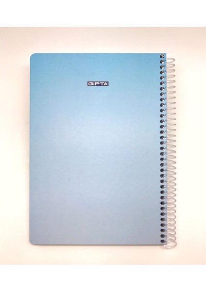 A4 Thebook Spiralli Sert Kapak Kareli Defter 140 Yaprak Mavi