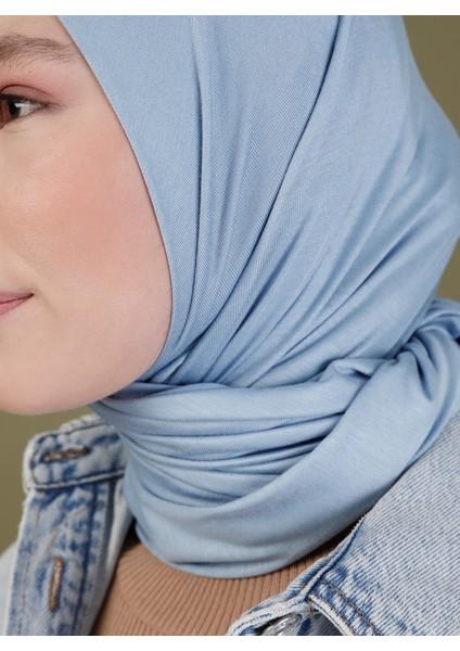 Penye Eşarp - Bebe Mavisi - Ecardin fırsatları