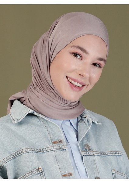 Penye Eşarp - Duman Gülü - Ecardin modelleri