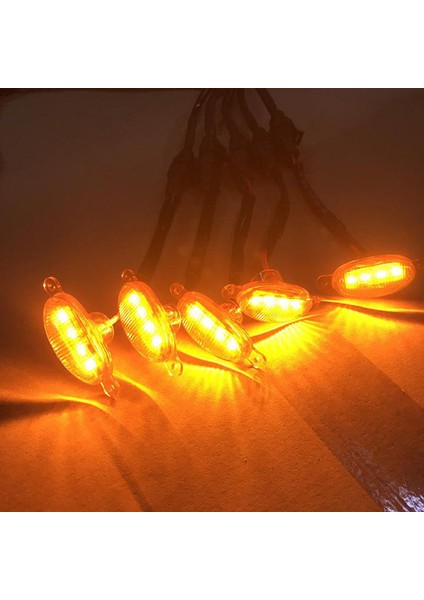 Ford F-150 F150 Için 3x LED Işık Raptor Tarzı Izgara Izgara 2015-2019 Sarı (Yurt Dışından) fırsatları