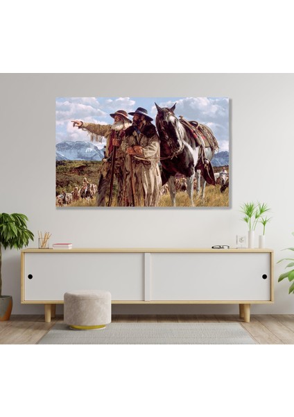 Etnik Vahşi Doğa Kanvas Tablo