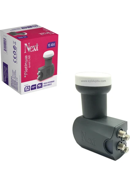 Lnb Dörtlü Platinum 0.1db 3D 4K Next YE-404