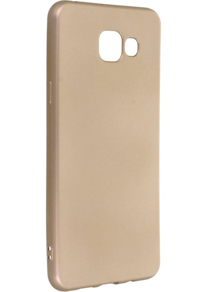 Newface Samsung Galaxy A5 2016 / A510 Kılıf Premium Rubber Silikon - Gold