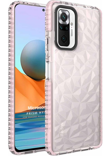 Xiaomi Redmi Note 10 Pro Kılıf Prism Hybrid Pembe