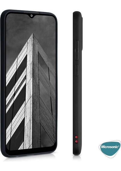 Matte Silicone Samsung Galaxy A03S Kılıf Siyah modelleri