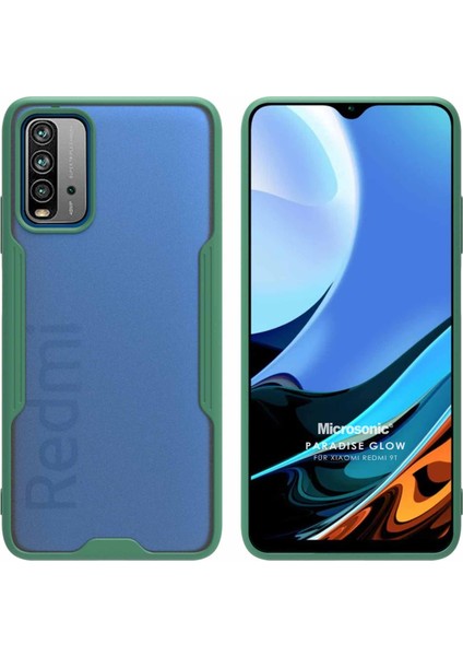 Xiaomi Redmi 9t Kılıf Paradise Glow Yeşil