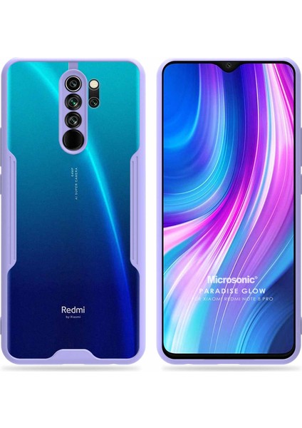 Xiaomi Redmi Note 8 Pro Kılıf Paradise Glow Lila