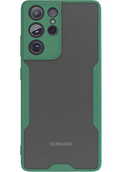Samsung Galaxy S21 Ultra Kılıf Paradise Glow Yeşil