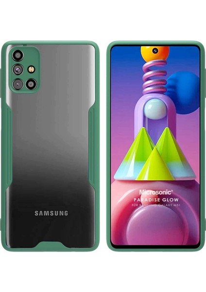 Samsung Galaxy M51 Kılıf Paradise Glow Yeşil