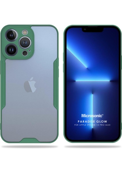 Apple iPhone 13 Pro Max Kılıf Paradise Glow Yeşil