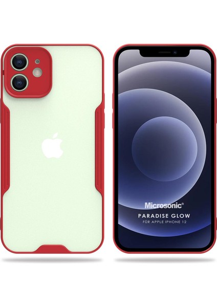 Apple iPhone 12 Kılıf Paradise Glow Kırmızı