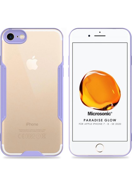 Apple iPhone Se 2020 Kılıf Paradise Glow Lila