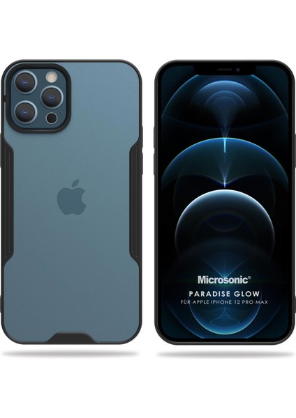Apple iPhone 12 Pro Max Kılıf Paradise Glow Siyah