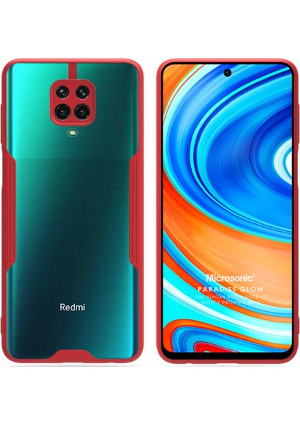 Xiaomi Redmi Note 9s Kılıf Paradise Glow Kırmızı