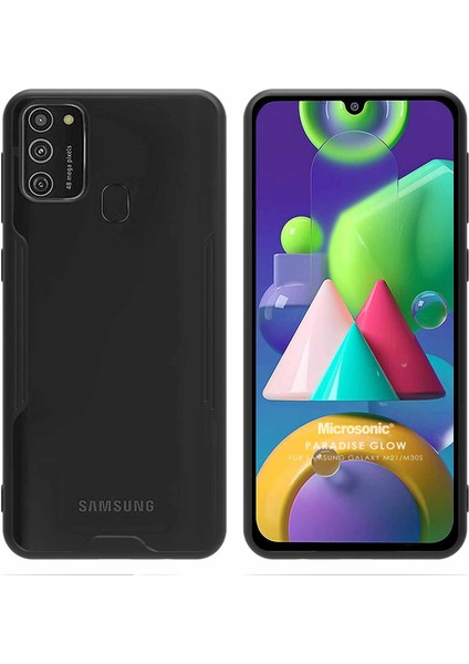 Samsung Galaxy M30S Kılıf Paradise Glow Siyah