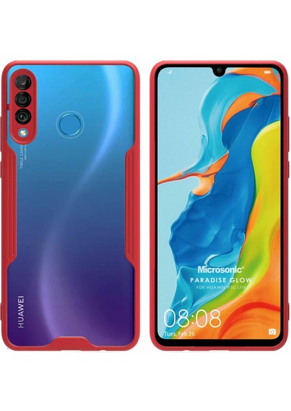 Huawei P30 Lite Kılıf Paradise Glow Kırmızı