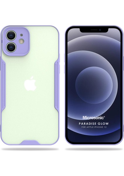 Apple iPhone 12 Kılıf Paradise Glow Lila