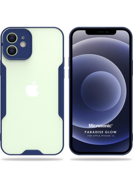 Apple iPhone 12 Kılıf Paradise Glow Lacivert