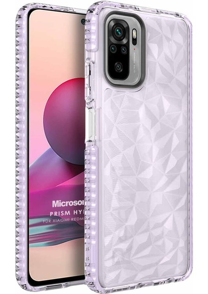 Xiaomi Redmi Note 10 Kılıf Prism Hybrid Mor