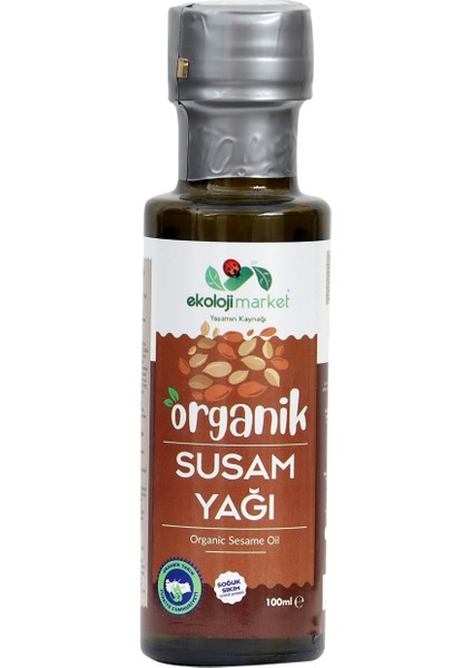 Ekoloji Market Organik Susam Çekirdeği Soğuk Sıkım 100 ml