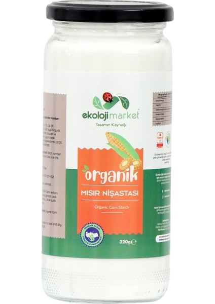 Organik Mısır Nişastası Glutensiz 320 gr