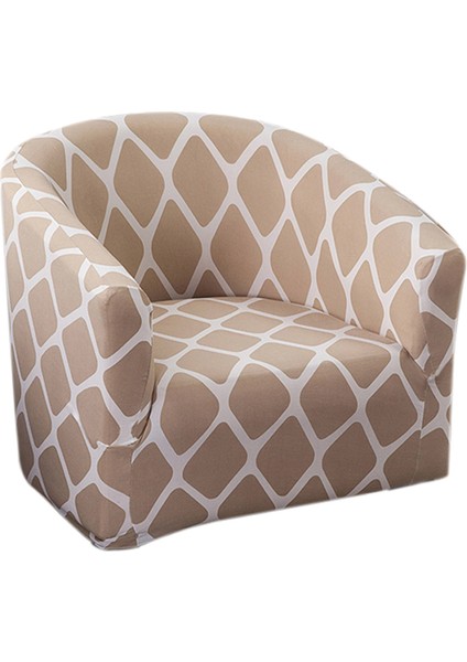 Kulüp Sandalye Slipcover Polyester Kaymaz Kaymaz Elastik Kol Sandalye Kapak Deseni 1 fiyatları