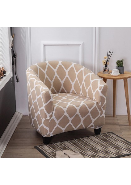 Kulüp Sandalye Slipcover Polyester Kaymaz Kaymaz Elastik Kol Sandalye Kapak Deseni 1 modelleri