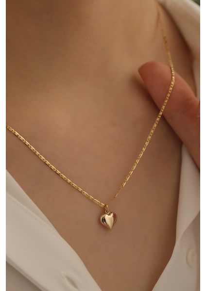 MİLET 14 Ayar Altın Kalp Valentino Zincir Kolye fiyatları