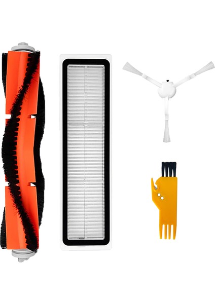 Xiaomi Dreame D9 Uyumlu 4 Parça Yedek Filtre Fırça Seti