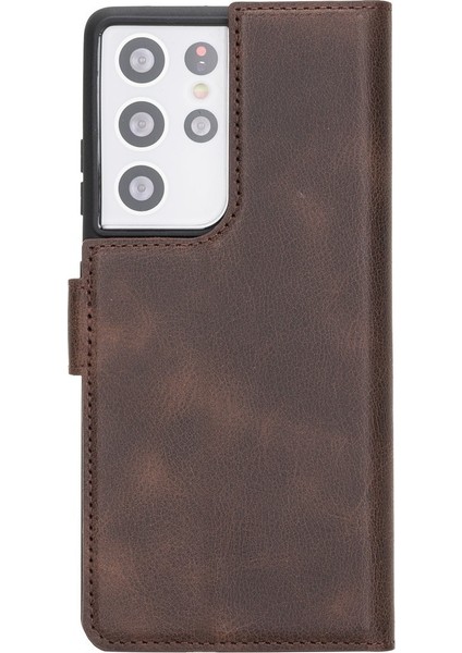 Mw Deri Telefon Kılıfı Samsung S21 Ultra TN03 Kahve modelleri