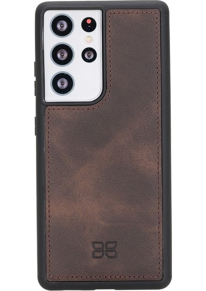 Mw Deri Telefon Kılıfı Samsung S21 Ultra TN03 Kahve indirimleri