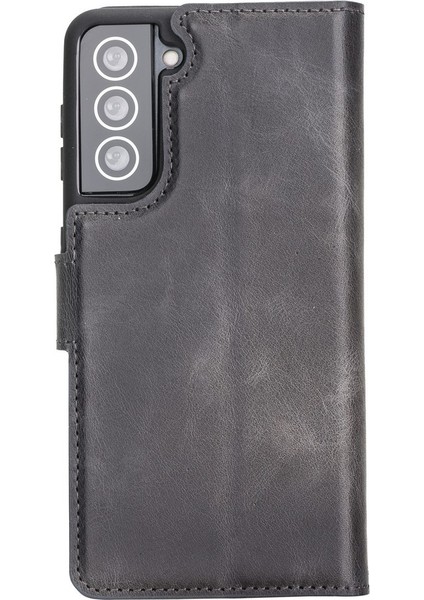 Mw Deri Telefon Kılıfı Samsung S21 Plus TN18E Gri modelleri