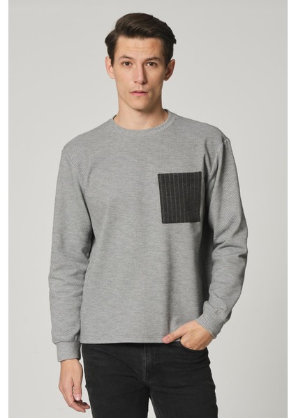 Alexander Gardi Alexandergardı Cep Detaylı Sweatshirt (E21-72902)