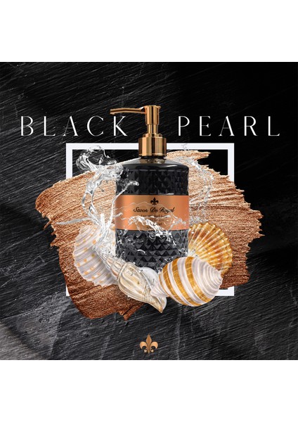 Savon De Royal Luxury Vegan Sıvı Sabun Black Pearl 500 ml