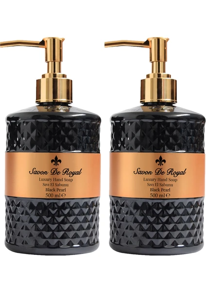 Savon De Royal Luxury Vegan Sıvı Sabun Black Pearl 2 x 500 ml