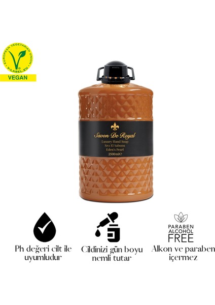 Savon De Royal Luxury Vegan Sıvı Sabun Eden's Pearl 2.5 lt