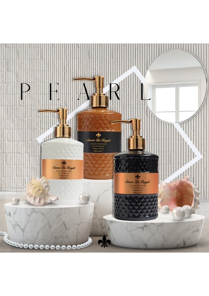 Luxury Vegan Pearl Sıvı Sabun Karma Paket 3 x 500 ml