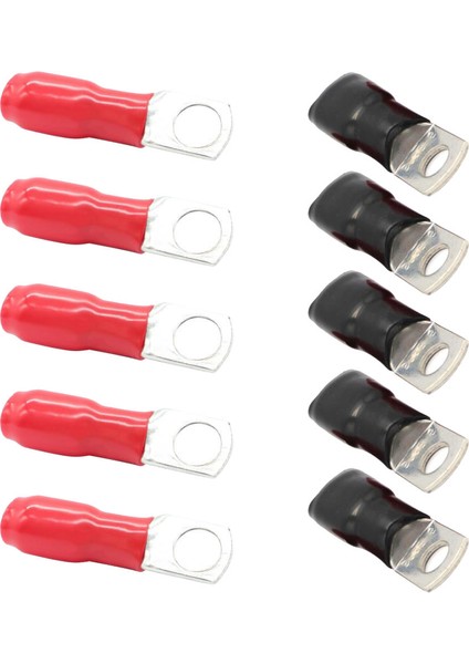 10 Adet Bakır Tüp Terminalleri Pil Kaynak Kablosu Pabuçları Crimps W / Caps 35MM² (Yurt Dışından)